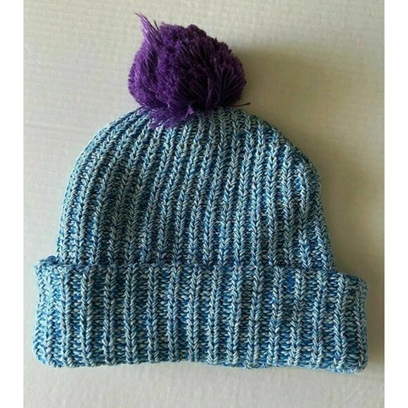 Love Your Melon Minnesota Super Bowl LII Host Committee Beanie Pom Knit Hat Blue - Picture 2 of 3